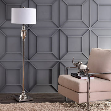 Othello 62" Metal LED Floor Lamp - JONATHAN Y